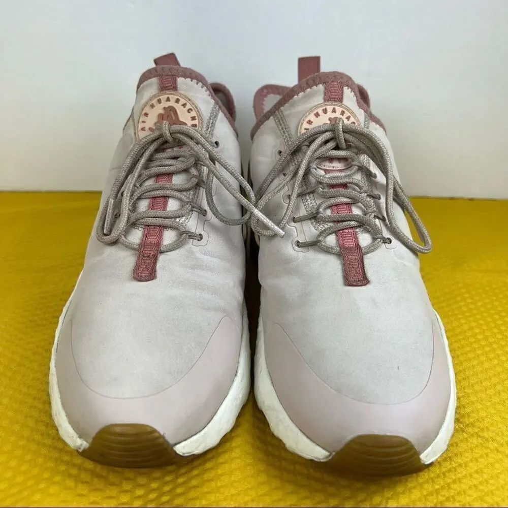 Nike Air Huarache Run Ultra Premium Womens Stardust Pink Shoes 8‎ 859511-601